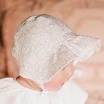 Bedhead Heritage Reversible Ruffle Bonnet Hat - Willow/Blanc M - '9348933049811 Toy Chest Australia 8
