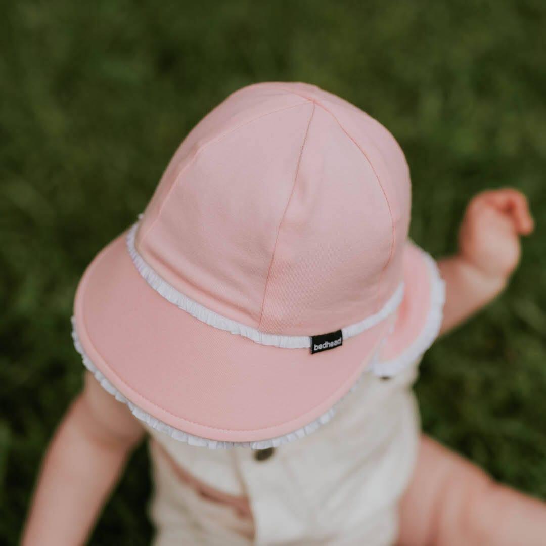 Bedhead Legionnaire Hat - Ruffle Trim 'Blush? XL - '0671374554248 Toy Chest Australia 2