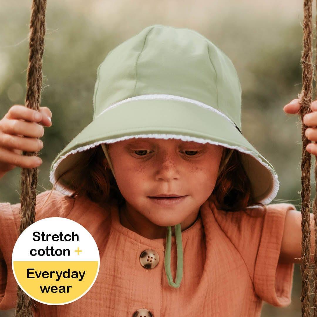 Bedhead Ponytail Bucket Hat - Khaki Ruffle L - '9348933044625 Toy Chest Australia 2