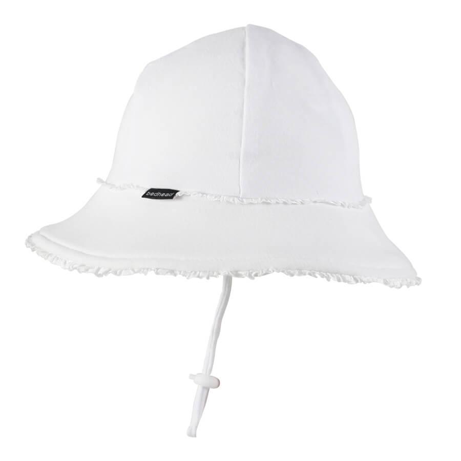 Bedhead Ponytail Bucket Hat - White Ruffle L - '9348933055690 Toy Chest Australia 2