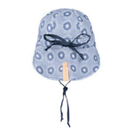 Bedhead Reversible Baby Flap Sun Hat - Norman/Indigo XS - '9348933055072 Toy Chest Australia 2
