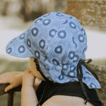 Bedhead Reversible Baby Flap Sun Hat - Norman/Indigo XS - '9348933055072 Toy Chest Australia 5
