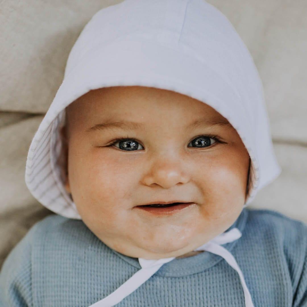 Bedhead Reversible Bonnet Hat - Finley/Blanc M - '9348933049231 Toy Chest Australia 4