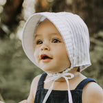 Bedhead Reversible Bonnet Hat - Finley/Blanc M - '9348933049231 Toy Chest Australia 5