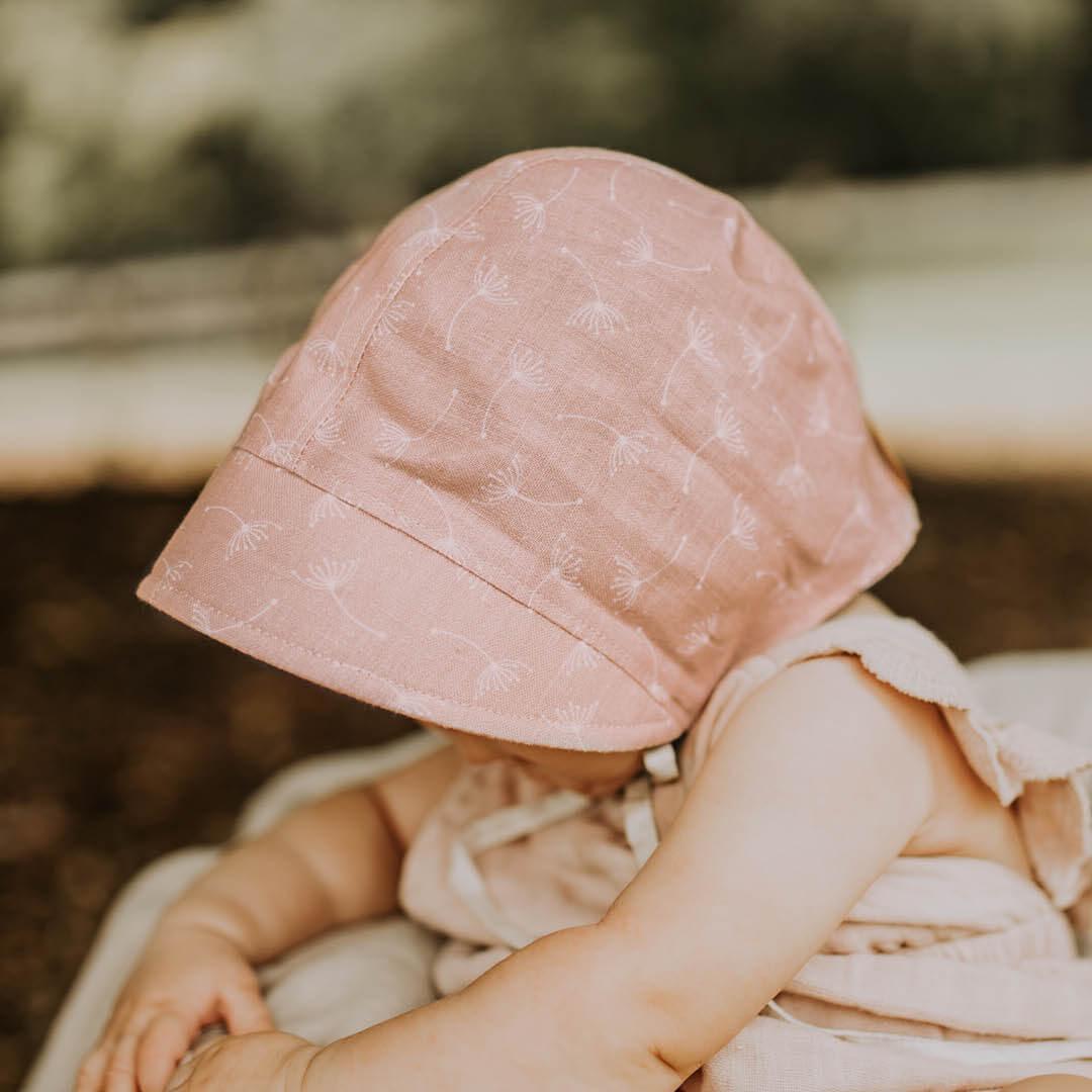 Bedhead Reversible Bonnet Hat - Frances/Flax S - '9348933049101 Toy Chest Australia 1