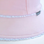 Bedhead Toddler Bucket Hat - Blush Ruffle Trim L - '9348933053146 Toy Chest Australia 5