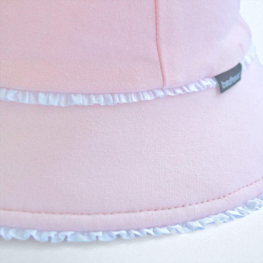 Bedhead Toddler Bucket Hat - Blush Ruffle Trim L - '9348933053146 Toy Chest Australia 5