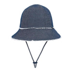Bedhead Toddler Bucket Hat - Denim Ruffle Trim S - '9348933053399 Toy Chest Australia 1
