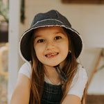 Bedhead Toddler Bucket Hat - Denim Ruffle Trim S - '9348933053399 Toy Chest Australia 3