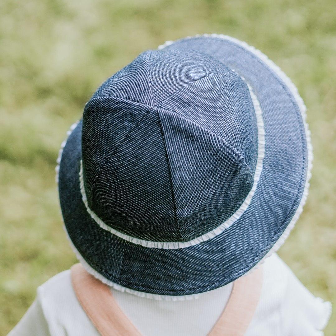 Bedhead Toddler Bucket Hat - Denim Ruffle Trim S - '9348933053399 Toy Chest Australia 6