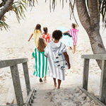 Dock & Bay Adult Poncho Hooded Towel | Cabana Collection | Bondi Blue L - '5060668832141 Toy Chest Australia 3