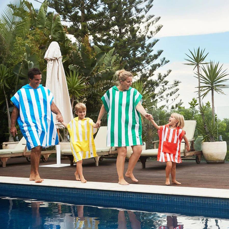 Dock & Bay Adult Poncho Hooded Towel | Cabana Collection | Bondi Blue M - '5060668832059 Toy Chest Australia 4