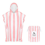 Dock & Bay Adult Poncho Hooded Towel | Cabana Collection | Malibu Pink S - '5060668837498 Toy Chest Australia 6