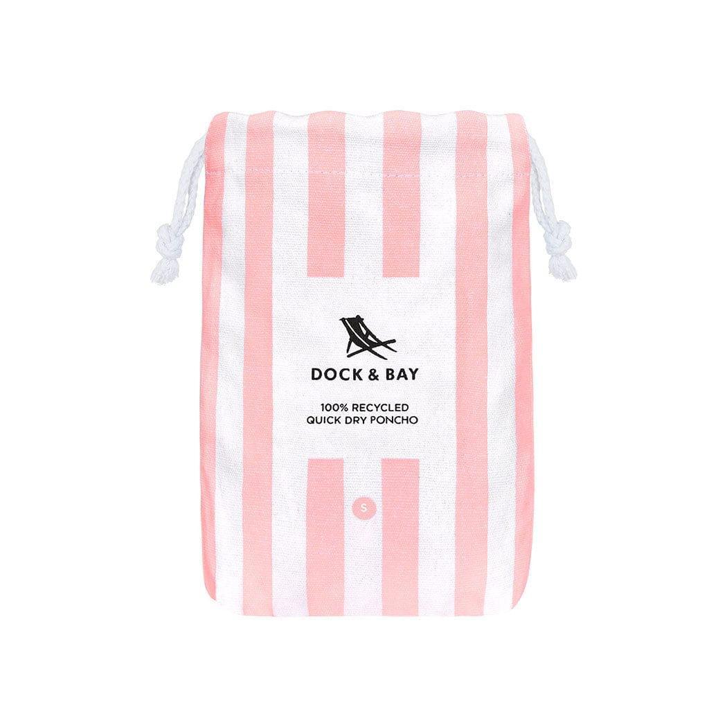 Dock & Bay Adult Poncho Hooded Towel | Cabana Collection | Malibu Pink S - '5060668837498 Toy Chest Australia 5
