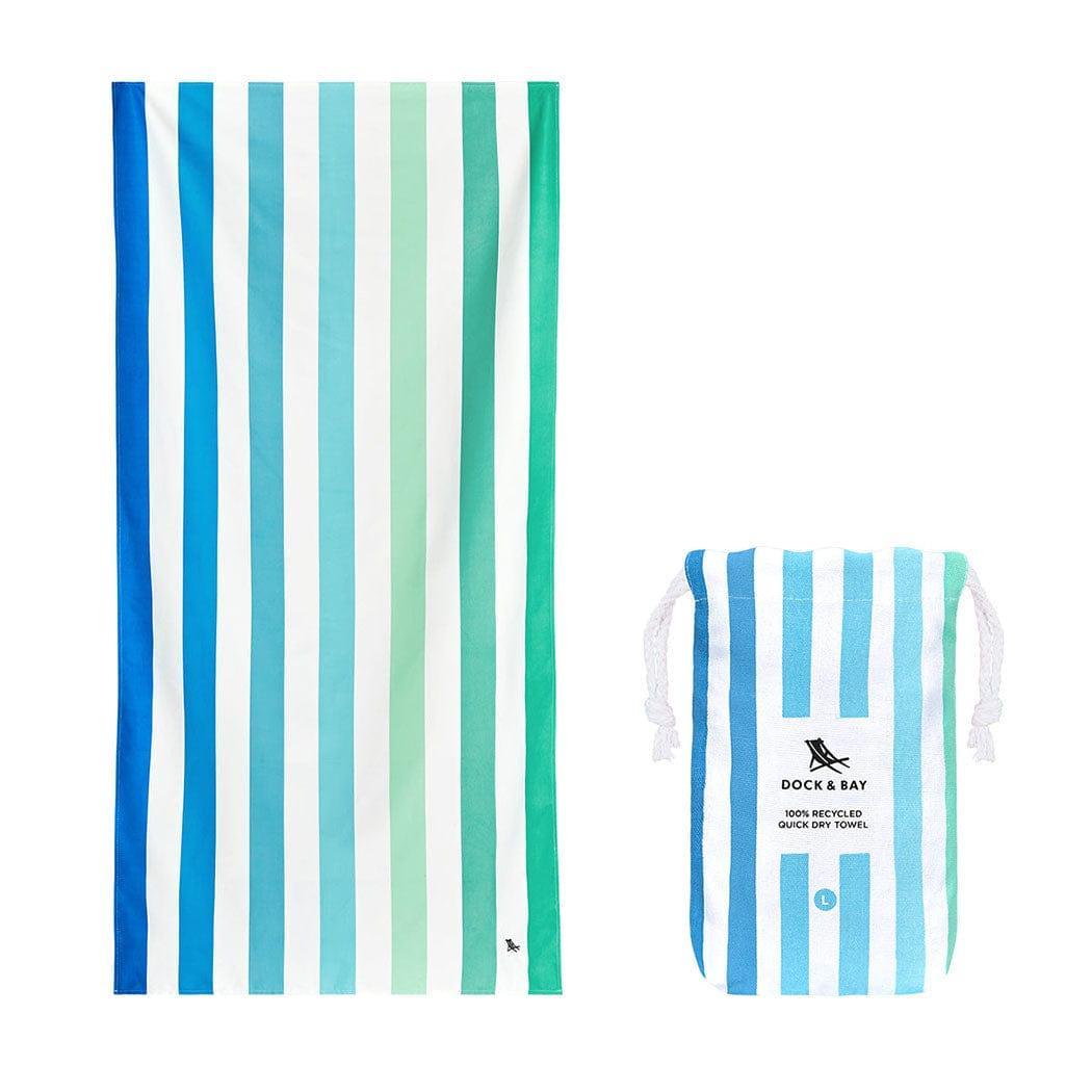 Dock & Bay Beach Towel Cabana Collection L | Quick Dry | Endless River - '5060668837870 Toy Chest Australia 5