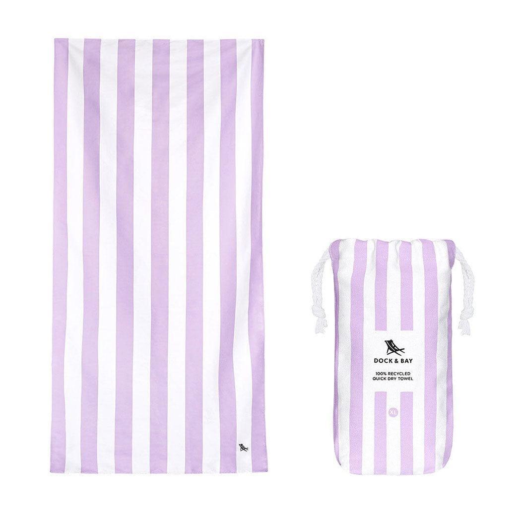 Dock & Bay Beach Towel Cabana Collection XL | Quick Dry | Lombok Lilac - '5060668833452 Toy Chest Australia 4