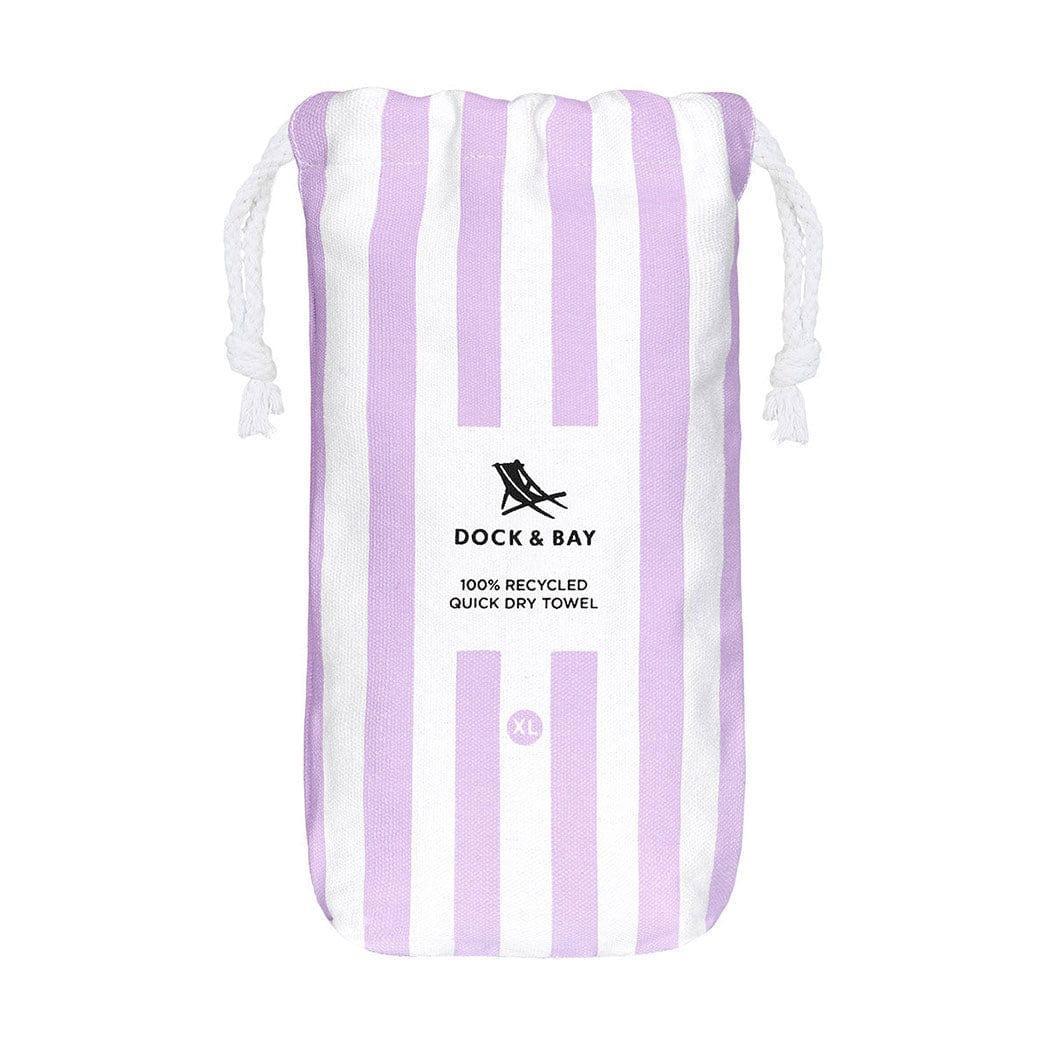 Dock & Bay Beach Towel Cabana Collection XL | Quick Dry | Lombok Lilac - '5060668833452 Toy Chest Australia 2