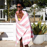 Dock & Bay Beach Towel Cabana Collection XL | Quick Dry | Malibu Pink - '5060668833445 Toy Chest Australia 1