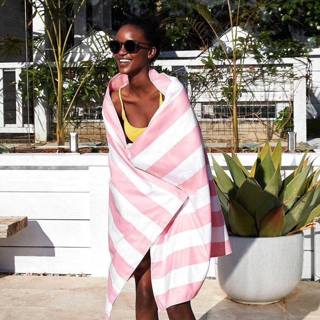 Dock & Bay Beach Towel Cabana Collection XL | Quick Dry | Malibu Pink - '5060668833445 Toy Chest Australia 1