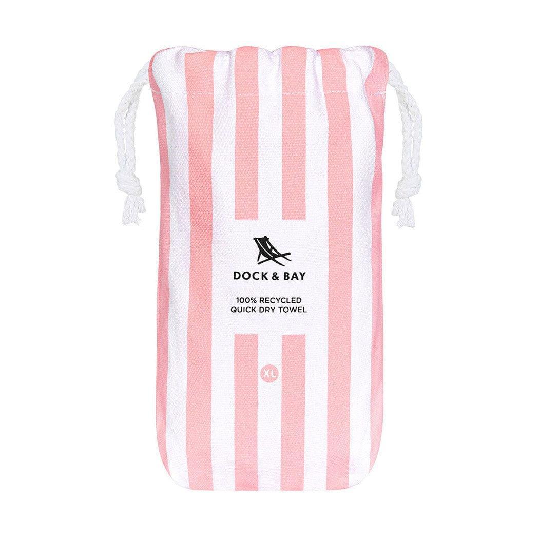 Dock & Bay Beach Towel Cabana Collection XL | Quick Dry | Malibu Pink - '5060668833445 Toy Chest Australia 3