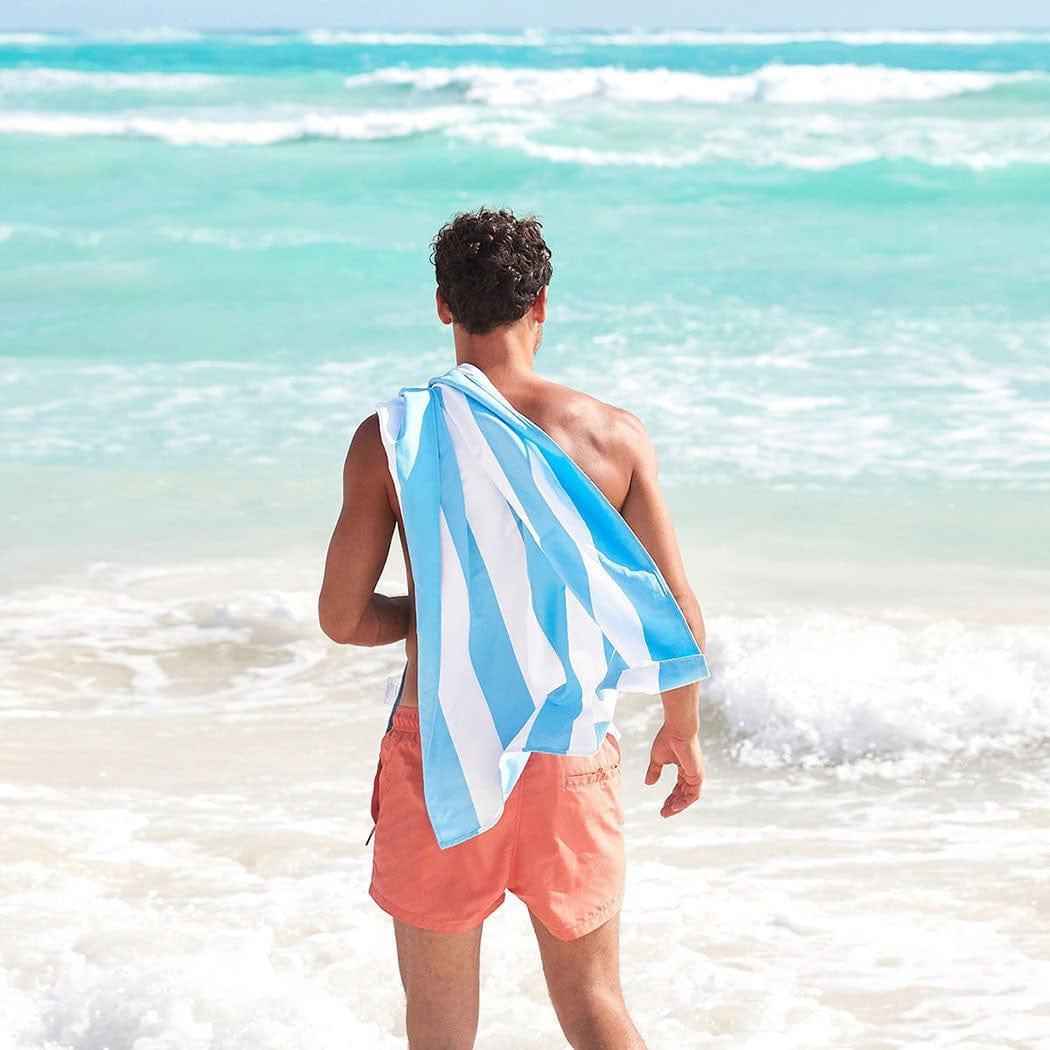 Dock & Bay Beach Towel Cabana Collection XL | Quick Dry | Tulum Blue - '5060668831083 Toy Chest Australia 1