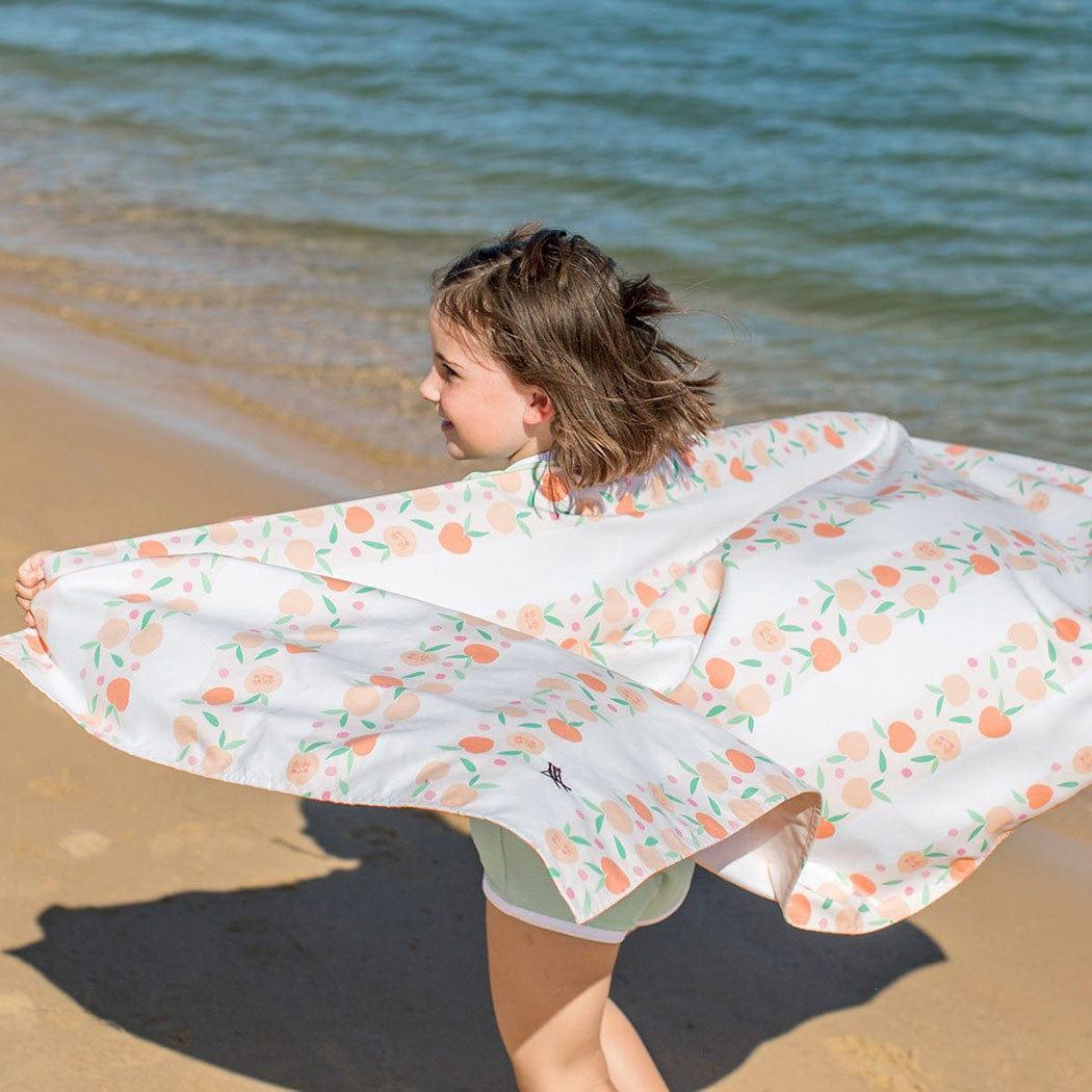 Dock & Bay KIDS Beach Towel | Quick Dry | Peach Party - '5060668835388 Toy Chest Australia 1