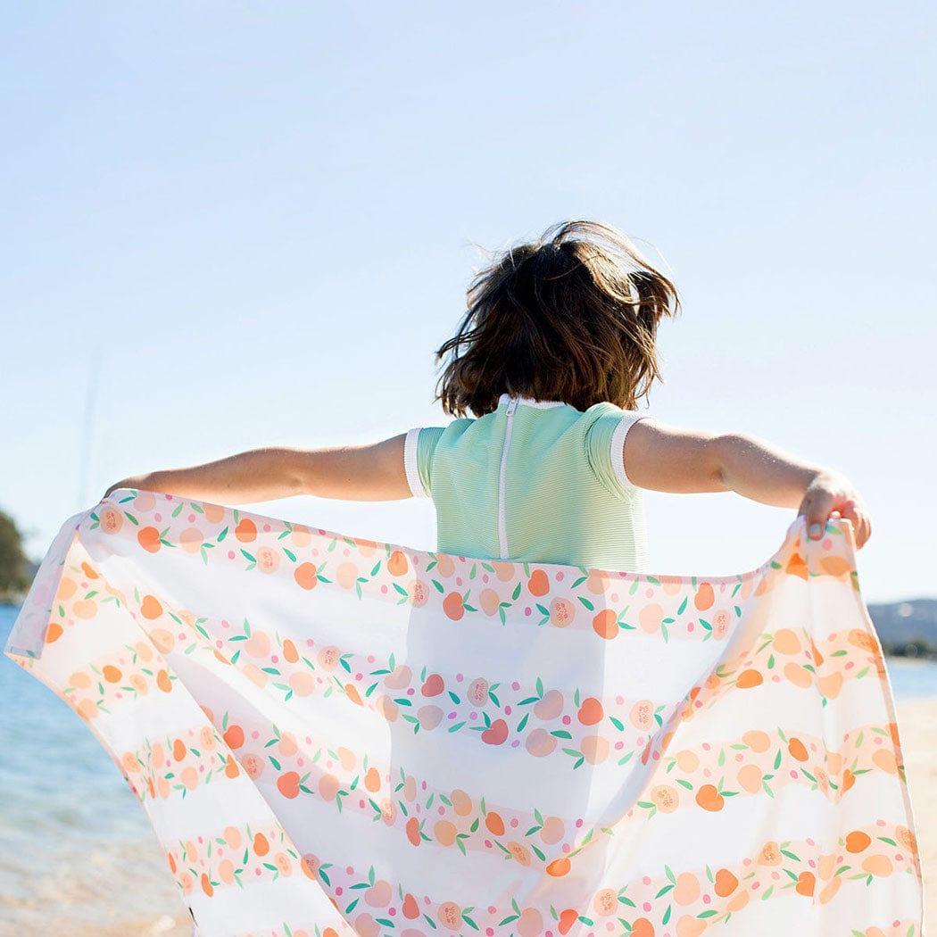 Dock & Bay KIDS Beach Towel | Quick Dry | Peach Party - '5060668835388 Toy Chest Australia 2