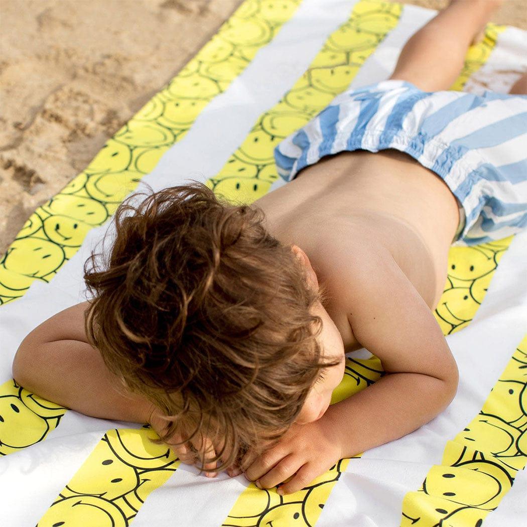Dock & Bay KIDS Beach Towel | Quick Dry | Smiley - '5060668835654 Toy Chest Australia 1