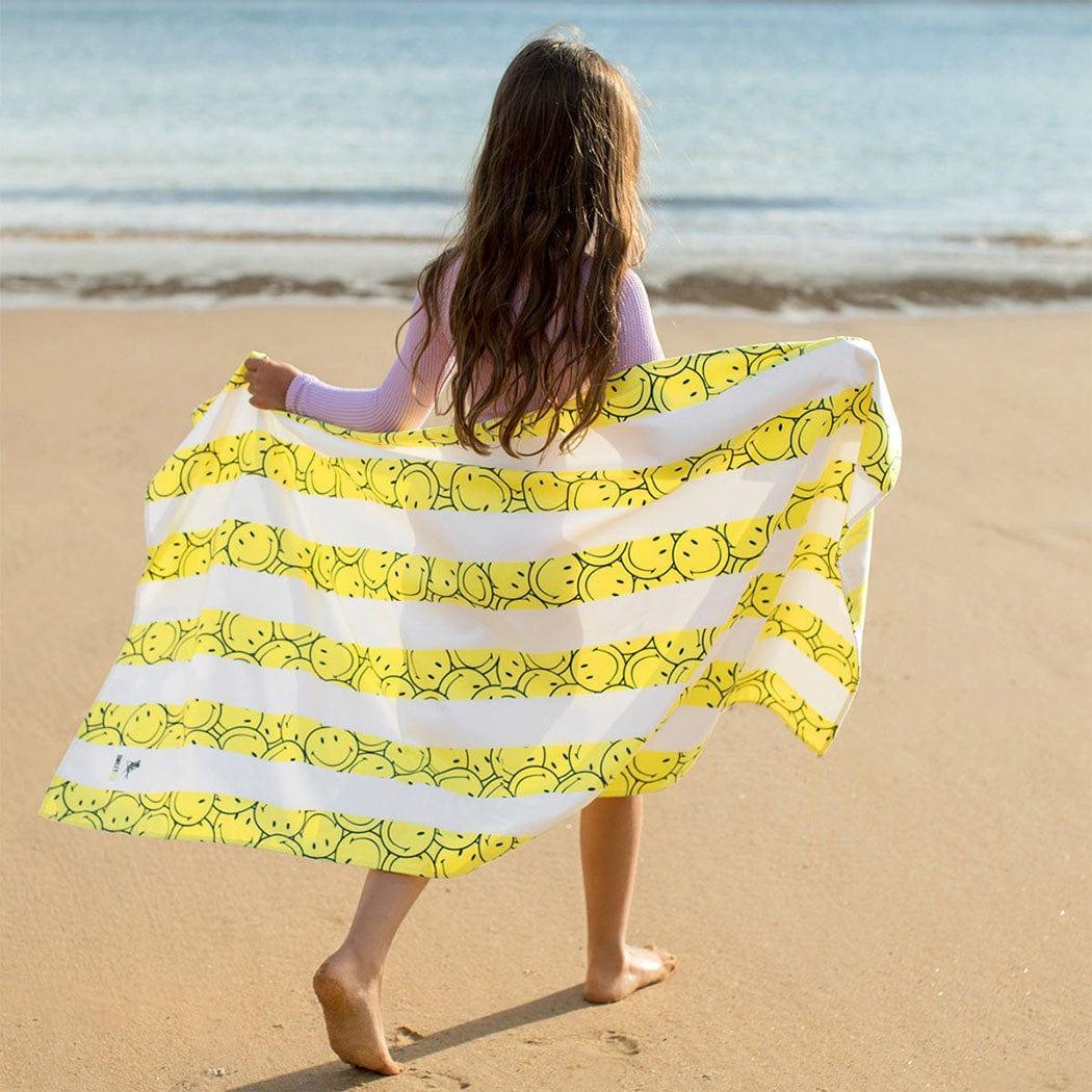 Dock & Bay KIDS Beach Towel | Quick Dry | Smiley - '5060668835654 Toy Chest Australia 2