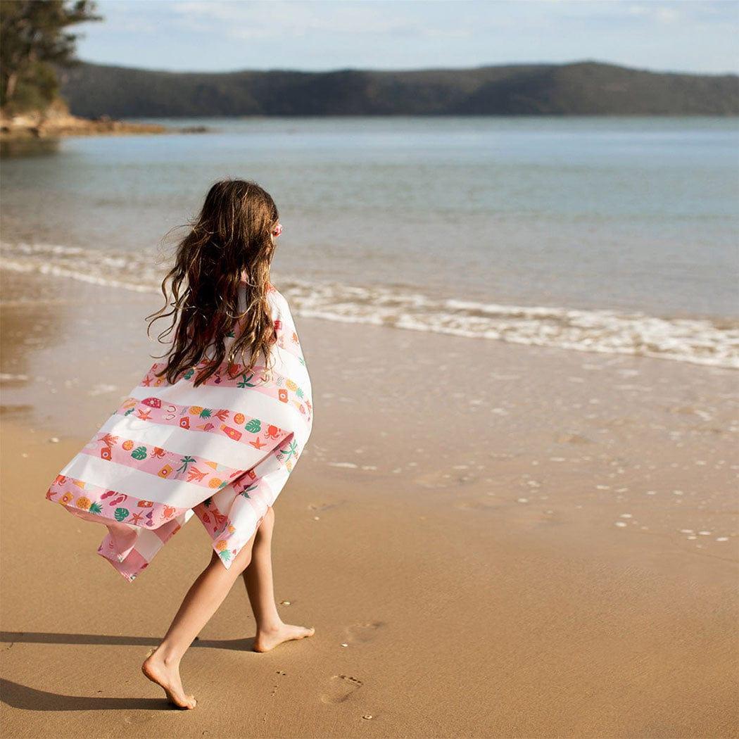 Dock & Bay KIDS Beach Towel | Quick Dry | Vacay Vibes - '5060668835357 Toy Chest Australia 2