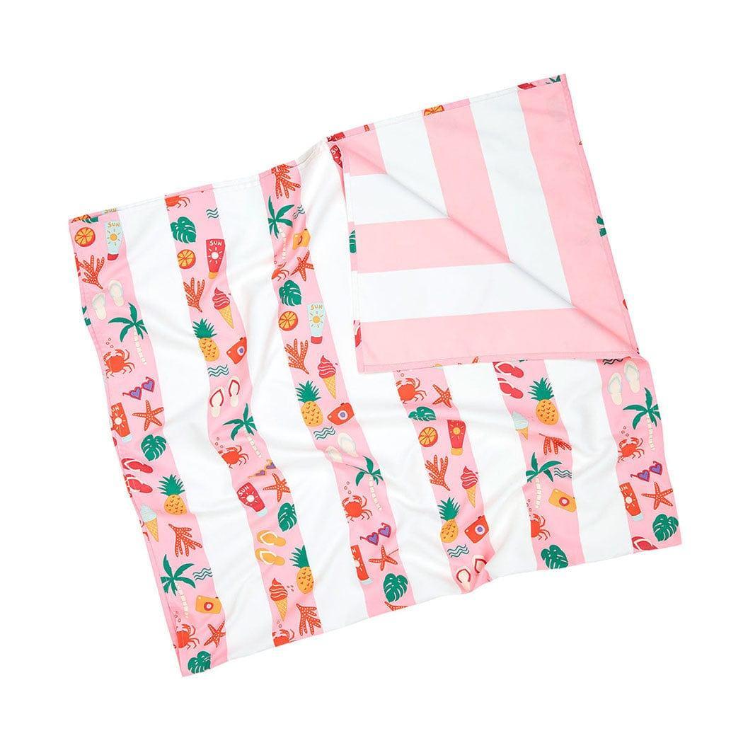 Dock & Bay KIDS Beach Towel | Quick Dry | Vacay Vibes - '5060668835357 Toy Chest Australia 5