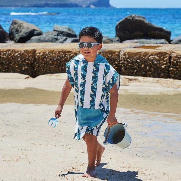Dock & Bay KIDS Poncho Hooded Towel - Cool Camo XS (2 - 4yrs) - '5060668837658 Toy Chest Australia 2