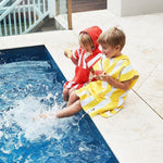 Dock & Bay KIDS Poncho Hooded Towel - Mini Cabana Collection - Boracay Yellow XS (2 - 4yrs) - '5060668831823 Toy Chest Australia 1