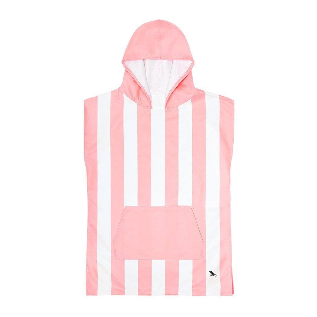 Dock & Bay KIDS Poncho Hooded Towel - Mini Cabana Collection - Malibu Pink M (7 - 10yrs) - '5060668837467 Toy Chest Australia 2