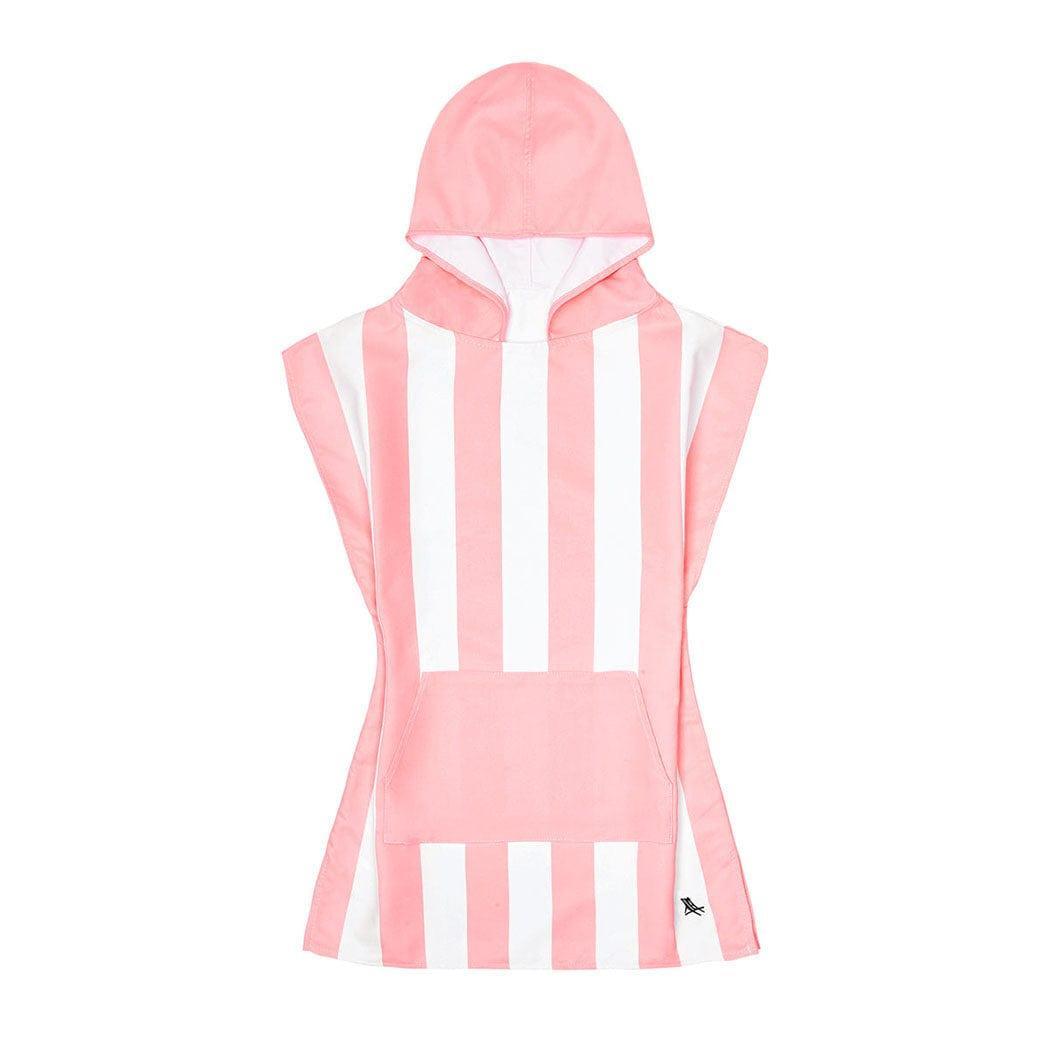 Dock & Bay KIDS Poncho Hooded Towel - Mini Cabana Collection - Malibu Pink M (7 - 10yrs) - '5060668837467 Toy Chest Australia 4