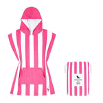 Dock & Bay KIDS Poncho Hooded Towel - Mini Cabana Collection - Phi Phi Pink XS (2 - 4yrs) - '5060668831861 Toy Chest Australia 4