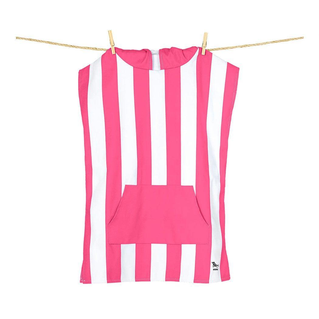 Dock & Bay KIDS Poncho Hooded Towel - Mini Cabana Collection - Phi Phi Pink S (4 - 7yrs) - '5060668837405 Toy Chest Australia 3