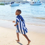 Dock & Bay KIDS Poncho Hooded Towel - Mini Cabana Collection - Whitsunday Blue M (8 - 10yrs) - '5060668837450 Toy Chest Australia 3