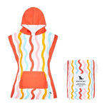 Dock & Bay KIDS Poncho Hooded Towel - Squiggle Face M (7 - 10yrs) - '5060668838044 Toy Chest Australia 10