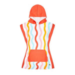 Dock & Bay KIDS Poncho Hooded Towel - Squiggle Face M (7 - 10yrs) - '5060668838044 Toy Chest Australia 8