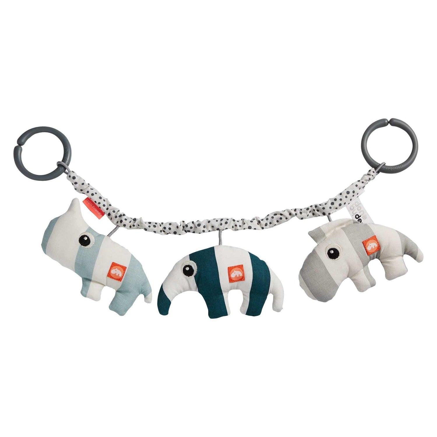 Done by Deer Pram Toy Deer Friends - Blue - '5712643438724 Toy Chest Australia 2