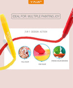 YPLUS METEOR Silky Gel Crayon Set 12 colours - '4711678080817 Toy Chest Australia 2