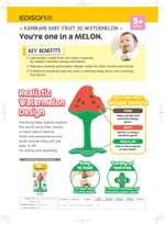 EDISON mama Kamikami Baby Teether 3D Watermelon - '4544742994150 Toy Chest Australia 4