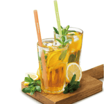 EDISON mama Resealable Silicone Zipper Straw Green/Orange - '4544742993856 Toy Chest Australia 5