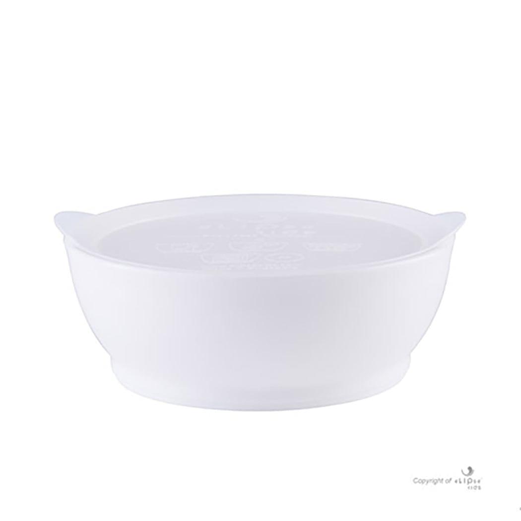 Elipse Kids Spill - Proof Anti - Slip Bowl Stage 3 12oz | Single Pack with Lid White - '0725330911061 Toy Chest Australia 1
