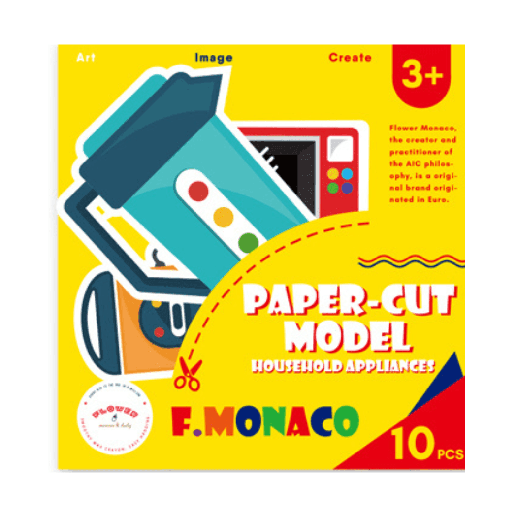 Flower Monaco Paper Cut Model - '6970889001471 Toy Chest Australia 9