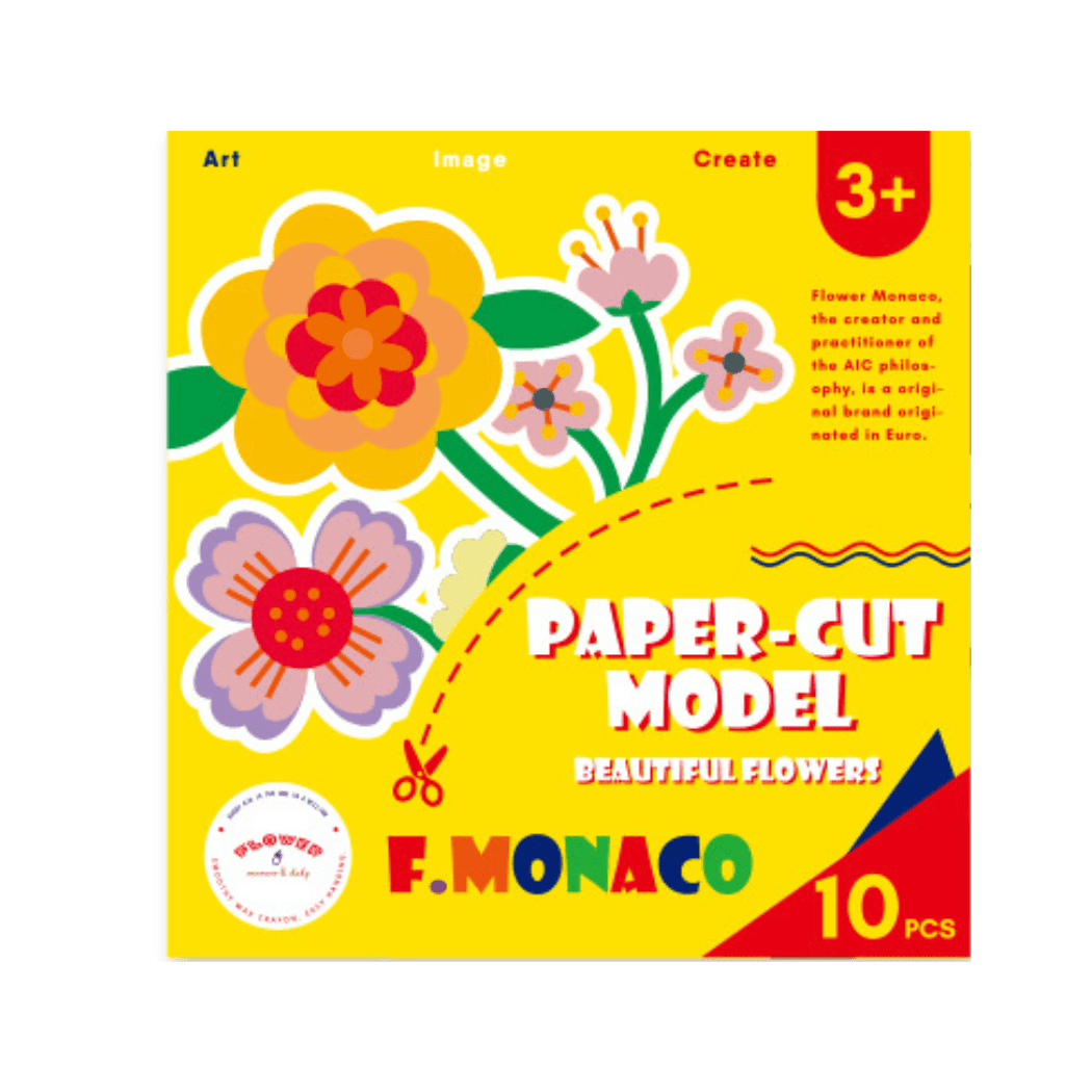 Flower Monaco Paper Cut Model - '6970889000870 Toy Chest Australia 9