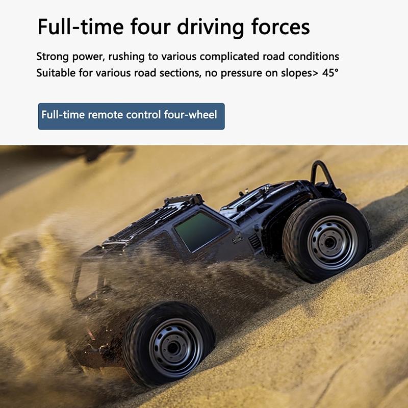 Remote control ride on car for kids all terrain four wheel drive racing buggy in sand
