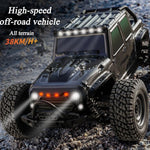 ToyChest au black off road high speed Ride On Cars for kids all terrain 38KMH LED lights