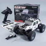 White off road remote control ride on car for kids with controller box charger and accessories